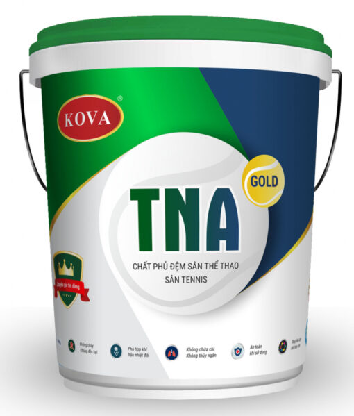 Chất phủ đệm sân thể thao, sân Tennis TNA-GOLD – thùng 25kg