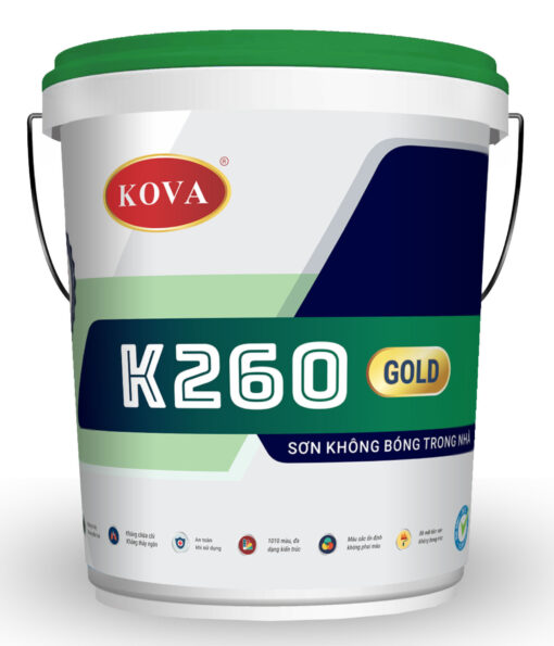 Sơn Kova không bóng trong nhà K260-GOLD – thùng 20kg