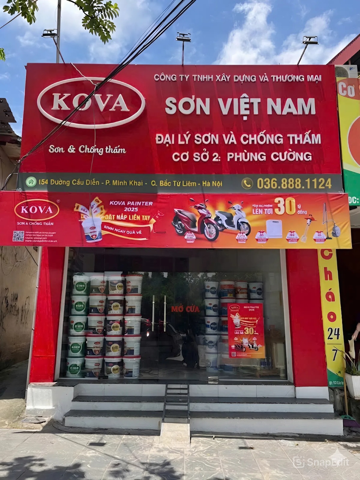 Đại lý sơn Kova Cơ sở 2 Cầu Diễn