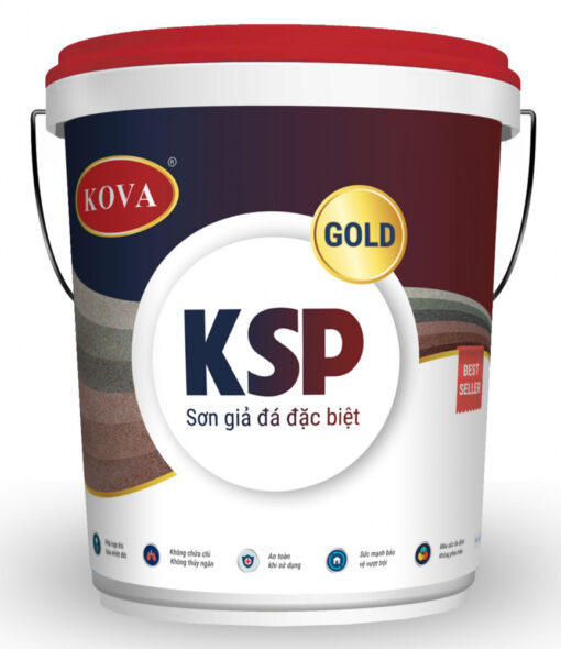Sơn Kova giả đá KSP (vảy trung) – thùng 20kg