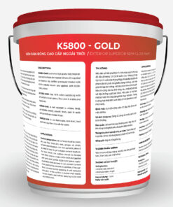 Sơn Kova bán bóng cao cấp ngoài trời K5800-GOLD – thùng 4kg