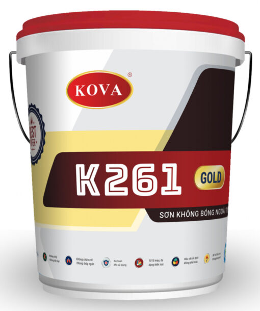Sơn Kova không bóng ngoài trời K261-GOLD – thùng 20kg