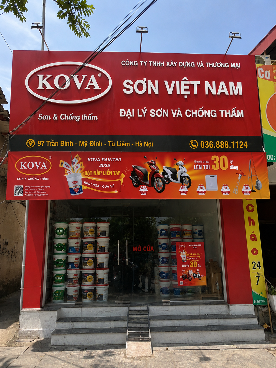 Đại lý sơn Kova Cơ sở 2 97 Trần Bình